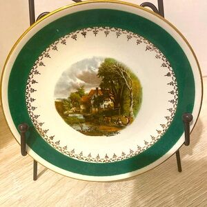 Homer Laughlin Plate Featuring Constable Valley Farm